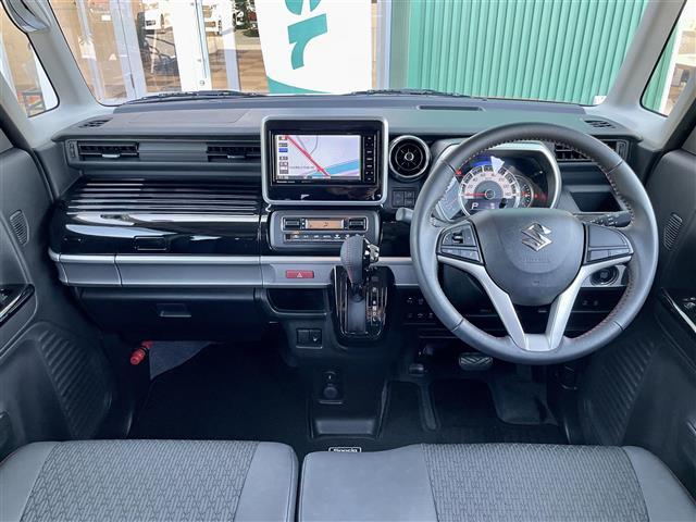 スペーシアカスタム ハイブリッドXS ワンオーナー 純正ナビ(CN-RZ743W)・Bluetooth・CD/DVD・USB入力端子 フルセグTV 全周囲カメラ(パノラマビューモニター) 両側パワースライドドア ハーフレザーシート(42枚目)