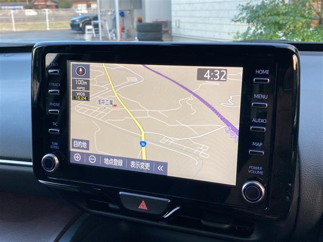 ヤリスクロス Z 純正8インチディスプレイオーディオ ナビキット フルセグTV Bluetooth パノラミックビューモニター ビルトインETC 前後ドライブレコーダー 合皮/ファブリックコンビシート 前席温シート(7枚目)