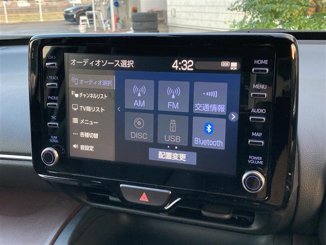 ヤリスクロス Z 純正8インチディスプレイオーディオ ナビキット フルセグTV Bluetooth パノラミックビューモニター ビルトインETC 前後ドライブレコーダー 合皮/ファブリックコンビシート 前席温シート(10枚目)