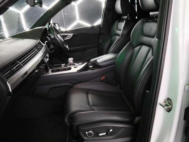 Ｑ７ Ｑ７　２．０ＴＦＳＩクワトロＳラインパッケージ　４ＷＤ　Ｓラインパッケージ／７シ－タ－／マトリクスＬＥＤヘッドライト／黒革アダプティブクルーズコントロール／全周囲カメラ／パワ－バックドア／シートヒーター／アンビエントライト／エアサスペンション／後席モニター（17枚目）