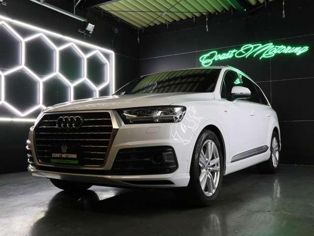 Ｑ７ Ｑ７　２．０ＴＦＳＩクワトロＳラインパッケージ　４ＷＤ　Ｓラインパッケージ／７シ－タ－／マトリクスＬＥＤヘッドライト／黒革アダプティブクルーズコントロール／全周囲カメラ／パワ－バックドア／シートヒーター／アンビエントライト／エアサスペンション／後席モニター（36枚目）