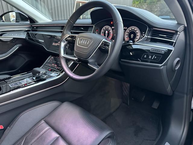 A8 60TFSIクワトロ サンルーフ Bang&Olufsen エアサス ACC LKA BSM HUD 黒革シート 全席パワーシート 全席シートヒーター 前席ベンチレーション 純正ナビTV 360°カメラ CarPlay(19枚目)