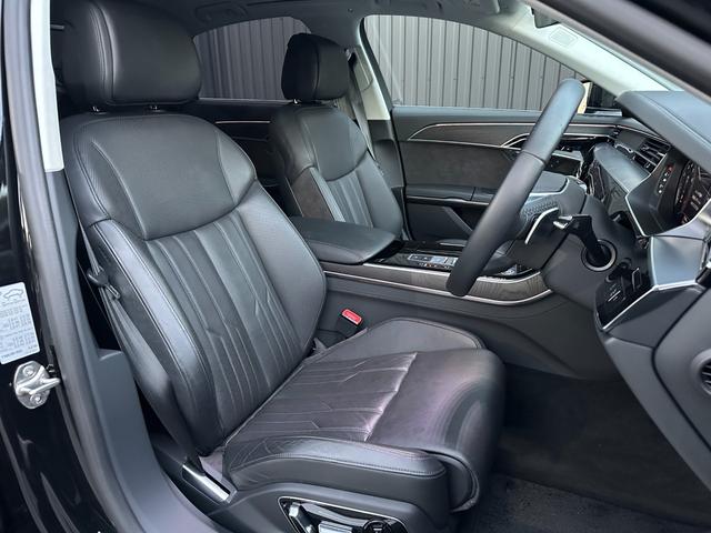 A8 60TFSIクワトロ サンルーフ Bang&Olufsen エアサス ACC LKA BSM HUD 黒革シート 全席パワーシート 全席シートヒーター 前席ベンチレーション 純正ナビTV 360°カメラ CarPlay(20枚目)