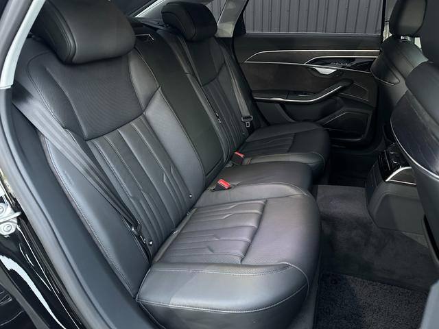 A8 60TFSIクワトロ サンルーフ Bang&Olufsen エアサス ACC LKA BSM HUD 黒革シート 全席パワーシート 全席シートヒーター 前席ベンチレーション 純正ナビTV 360°カメラ CarPlay(25枚目)