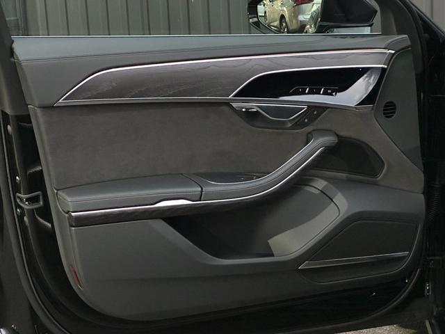 A8 60TFSIクワトロ サンルーフ Bang&Olufsen エアサス ACC LKA BSM HUD 黒革シート 全席パワーシート 全席シートヒーター 前席ベンチレーション 純正ナビTV 360°カメラ CarPlay(42枚目)