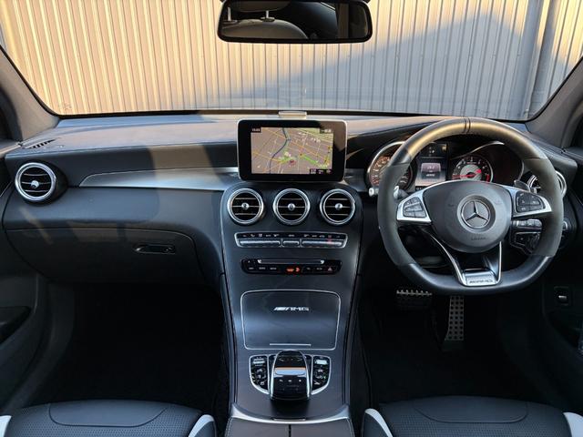 GLC GLC63 S 4マチック+クーペ 純正ナビ フルセグTV ステアリングスイッチ パドルシフト パワーシート シートヒーター レザーシート パワーバックドア 360°カメラ ETC 純正21AW(4枚目)