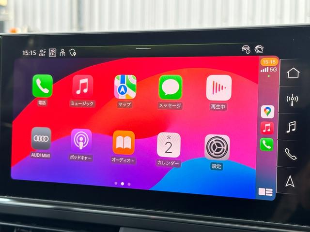 Ａ４アバント ４５ＴＦＳＩクワトロ　Ｓライン　１オーナー　ＡＣＣ　ＳＲ　ＣａｒＰｌａｙ　３６０°カメラ　黒半革　Ｐシート　全シートＨ　純ナビ　バーチャルＣＰ　ステアリングＨ　置くだけ充電　サイドアシスト　Ａホールド　Ｐテールゲート　ＬＥＤオート（37枚目）