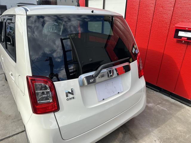 N-ONE G 4WD ワンオーナー 49,000km ディーラー整備車 記録簿6枚 アイドリングストップ スマートキー ライトレベライザー 保証書 取説書(34枚目)