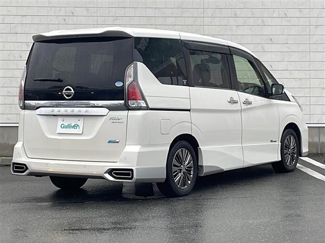 セレナ ライダー プロパイロットエディション 純正9インチメモリナビ 純正フリップダウンモニター プロパイロット エマージェンシーブレーキ フルセグ Bluetooth バックカメラ 両側パワースライドドア 革調シートカバー ブレーキホールド(41枚目)