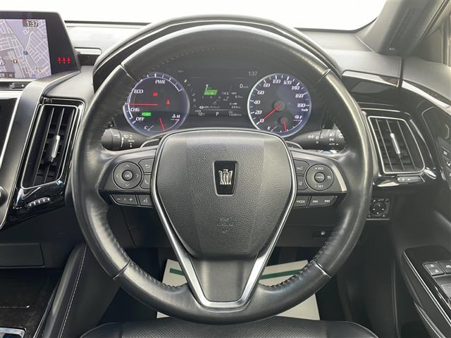 クラウンハイブリッド G-エグゼクティブ Four 純正マルチナビ フルセグ 全方位カメラ セーフティセンス ACC HUD BSM 純正エンジンスターター デジタルインナーミラー 全席パワーシート 全席シートヒーター 電動リアサンシェード ドラレコ(18枚目)