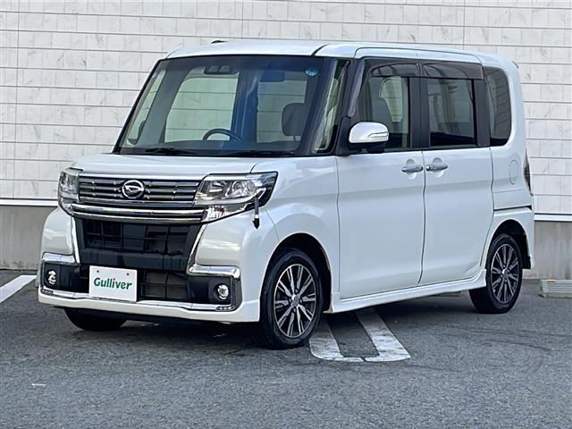 タント カスタムＸ　トップエディションＳＡＩＩＩ　４ＷＤ　衝突回避支援ブレーキ機能　社外ナビ（ＡＭ／ＦＭ／ＢＴ／ＴＶ／ＣＤ／ＤＶＤ）　片側パワースライド　Ｄ　ａｓｓｉｓｔ（Ｄアシスト）切替ステアリングスイッチ　アイドリングストップ　純正ＡＷ（19枚目）
