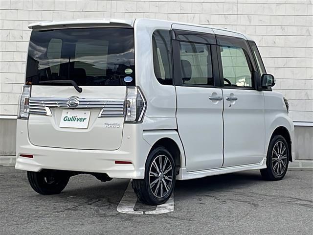タント カスタムＸ　トップエディションＳＡＩＩＩ　４ＷＤ　衝突回避支援ブレーキ機能　社外ナビ（ＡＭ／ＦＭ／ＢＴ／ＴＶ／ＣＤ／ＤＶＤ）　片側パワースライド　Ｄ　ａｓｓｉｓｔ（Ｄアシスト）切替ステアリングスイッチ　アイドリングストップ　純正ＡＷ（41枚目）
