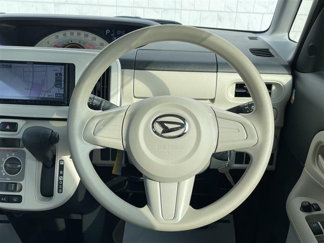 ムーヴキャンバス Ｌ　ＳＡＩＩＩ　４ＷＤ　スマートアシストＩＩＩ　衝突軽減　レーンキープ　横滑り防止　オートハイビーム　誤発信制御　先行車発進おしらせ　社外ナビ　フルセグ　アイドリングストップ　ドアバイザー　冬タイヤ車載　スペアキー（20枚目）