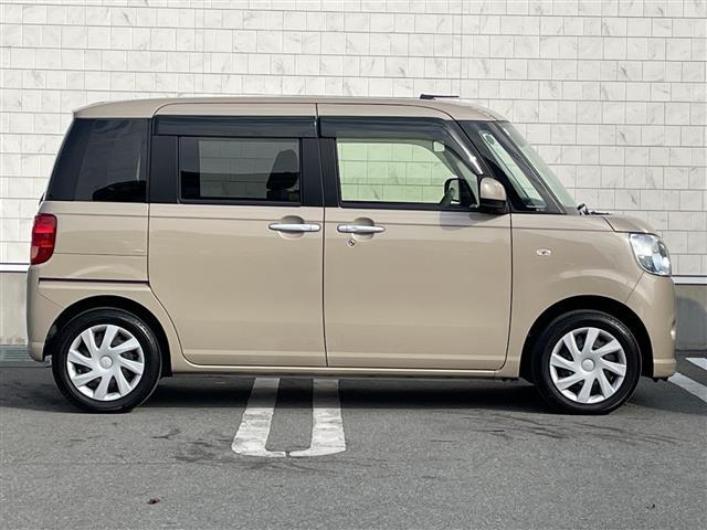 ムーヴキャンバス Ｌ　ＳＡＩＩＩ　４ＷＤ　スマートアシストＩＩＩ　衝突軽減　レーンキープ　横滑り防止　オートハイビーム　誤発信制御　先行車発進おしらせ　社外ナビ　フルセグ　アイドリングストップ　ドアバイザー　冬タイヤ車載　スペアキー（39枚目）