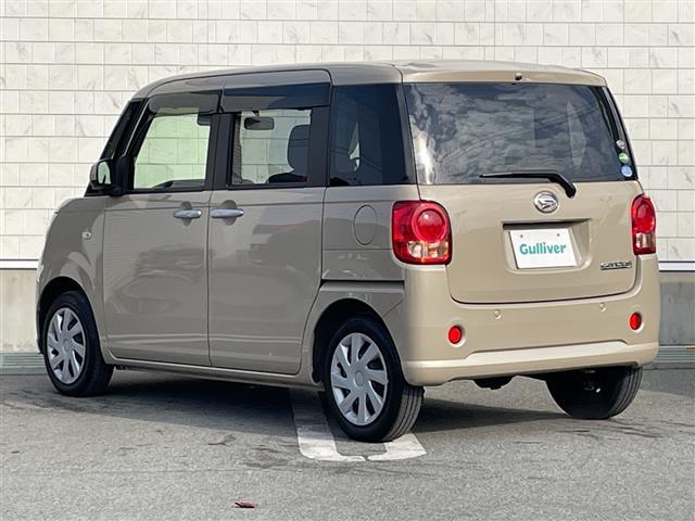 ムーヴキャンバス Ｌ　ＳＡＩＩＩ　４ＷＤ　スマートアシストＩＩＩ　衝突軽減　レーンキープ　横滑り防止　オートハイビーム　誤発信制御　先行車発進おしらせ　社外ナビ　フルセグ　アイドリングストップ　ドアバイザー　冬タイヤ車載　スペアキー（43枚目）