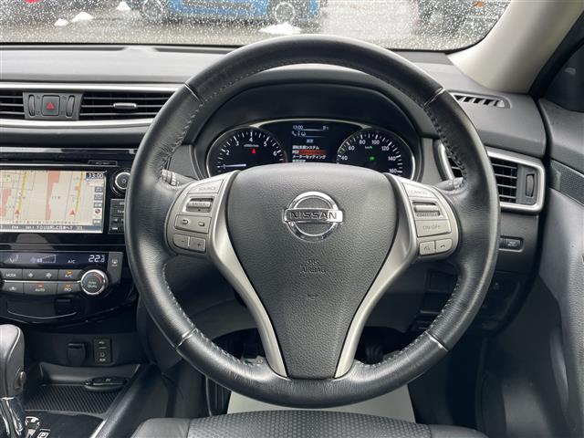 エクストレイル 20X HVエクストリーマXエマジェンシーブレーキP エマージェンシーブレーキ 車線逸脱警報 後側方車両検知警報 横滑り防止装置 純正SDナビ フルセグ 全周囲カメラ サンルーフ シートヒーター ミラーヒーター コーナーセンサー 純正アルミ(21枚目)