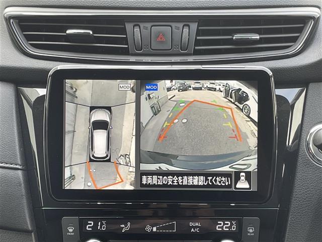 エクストレイル ２０Ｘ　ハイブリッド　フリップダウンモニター／９型ナビ／ＡＭ／ＦＭ／ＣＤ／ＤＶＤ／　フルセグＴＶ／　ＳＤ／　Ｂｌｕｅｔｏｏｔｈ／アラウンドビューモニター／ビルトイＥＴＣ／３６０度ドライブレコーダー／プロパイロット（4枚目）