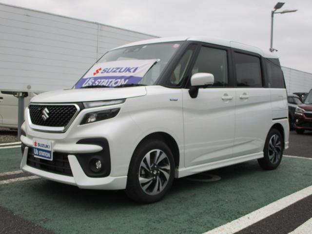 ハイブリッドＭＶ　バンディット　ＨＹＢＲＩＤ　ＭＶ　全方位カメラ　両側電動スライドドア　サーキュレータ　セーフティサポート　パーキングセンサ　シートヒーター　横滑り抑制装置　車線逸脱警報装置　追従型クルーズコントロール(2枚目)