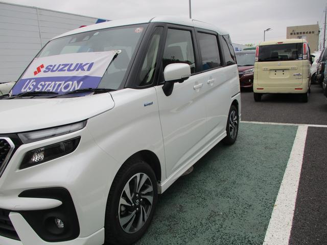 ソリオバンディット ハイブリッドＭＶ　バンディット　ＨＹＢＲＩＤ　ＭＶ　全方位カメラ　両側電動スライドドア　サーキュレータ　セーフティサポート　パーキングセンサ　シートヒーター　横滑り抑制装置　車線逸脱警報装置　追従型クルーズコントロール（20枚目）