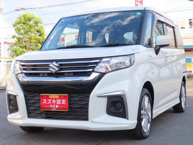 ソリオ ＨＹＢＲＩＤ　ＭＸ　２型　左側電動スライドドア　シートヒータ　スズキセーフティーサポート　衝突被害軽減システム　アイドリングストップ　衝突安全ボディ　盗難防止システム　横滑り防止機能　左側電動スライドドア　シートヒーター　オートエアコン　オートライト（2枚目）