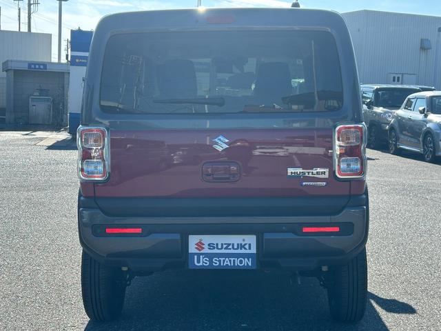 ハスラー ＨＹＢＲＩＤ　Ｘターボ　３型　全方位モニター付きナビ　スズキセーフティーサポート　衝突被害軽減システム　アイドリングストップ　横滑り防止機能　盗難防止システム　全方位モニター付きナビゲーション　Ｂｌｕｅｔｏｏｔｈ　シートヒーター　オートエアコン（6枚目）