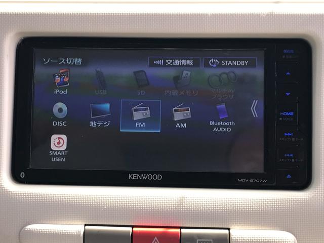 ココアプラスＸ　ＥＴＣ　ナビ　ＴＶ　スマートキー　電動格納ミラー　ベンチシート　ＣＶＴ　盗難防止システム　ＡＢＳ　ＣＤ　ＵＳＢ　Ｂｌｕｅｔｏｏｔｈ　アルミホイール　衝突安全ボディ　エアコン　パワーステアリング(4枚目)