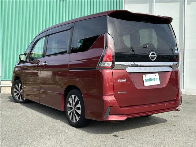 セレナ ハイウェイスター 全方位カメラ クルーズコントロール 純正ETC 社外ナビ 横滑り防止 衝突被害軽減システム 両側電動スライドドア LEDオートライト カーテンエアバッグ 社外ドラレコ スマートキー BT 後席モニター(43枚目)