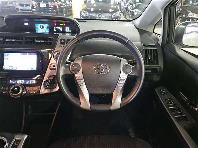 プリウスアルファ Sツーリングセレクション ワンオーナー 純正ナビ フルセグ バックカメラ ビルトインETC 前後ドラレコ SRSエアバッグ LEDヘッドランプ 革巻きステアリング 純正17インチAW モデリスタエアロ 禁煙車(2枚目)