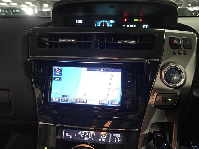 プリウスアルファ Sツーリングセレクション ワンオーナー 純正ナビ フルセグ バックカメラ ビルトインETC 前後ドラレコ SRSエアバッグ LEDヘッドランプ 革巻きステアリング 純正17インチAW モデリスタエアロ 禁煙車(3枚目)