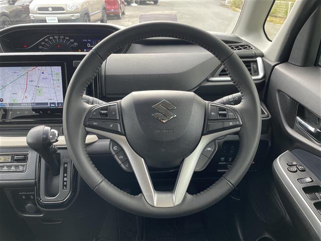 ソリオ ハイブリッドMZ ワンオーナー 純正9インチナビ アラウンドビューモニター 前後ドラレコ クルーズコントロール 両側パワスラ 純正アルミホイール 純正フロアマット 衝突被害軽減システム レーンキープアシスト(7枚目)