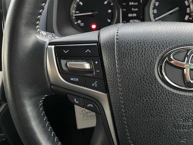 ランドクルーザープラド ＴＸ　Ｌパッケージ・ブラックエディション　サンルーフ　衝突被害軽減ブレーキ　ＬＥＤオートライト　クルーズコントロール　ＥＴＣ２．０　全方位カメラ　ＢＴ　レザーシート　純正ＡＷ　純正フロアマット　パワーシート　前後コーナーセンサー　シートヒータ（9枚目）
