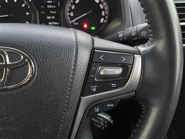 ランドクルーザープラド ＴＸ　Ｌパッケージ・ブラックエディション　サンルーフ　衝突被害軽減ブレーキ　ＬＥＤオートライト　クルーズコントロール　ＥＴＣ２．０　全方位カメラ　ＢＴ　レザーシート　純正ＡＷ　純正フロアマット　パワーシート　前後コーナーセンサー　シートヒータ（10枚目）