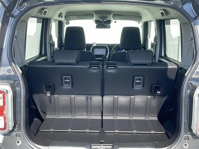 ハスラー ハイブリッドＸターボ　純正ナビ　クルーズコントロール　前席シートヒーター　ＥＴＣ　ＬＥＤヘッドライト　パドルシフト　パーキングセンサー　後席テーブル　衝突軽減ブレーキ　純正１５インチホイール　２トーンカラー（35枚目）