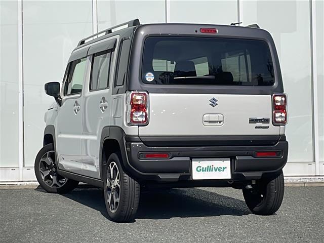 ハスラー ハイブリッドＸターボ　純正ナビ　クルーズコントロール　前席シートヒーター　ＥＴＣ　ＬＥＤヘッドライト　パドルシフト　パーキングセンサー　後席テーブル　衝突軽減ブレーキ　純正１５インチホイール　２トーンカラー（42枚目）