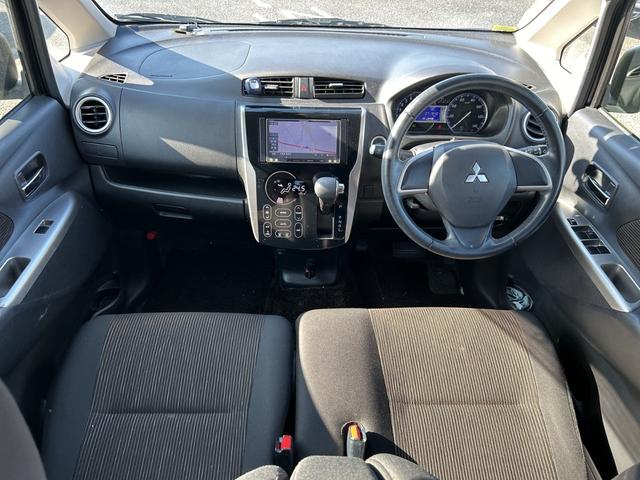 eKワゴン M ナビ AVIC-MRZ009 CD DVD フルセグTV Bluetooth ETC バックカメラ(ミラー) 純正フロアマット 社外14インチアルミホイール 純正ドアバイザー HIDヘッドライト(17枚目)