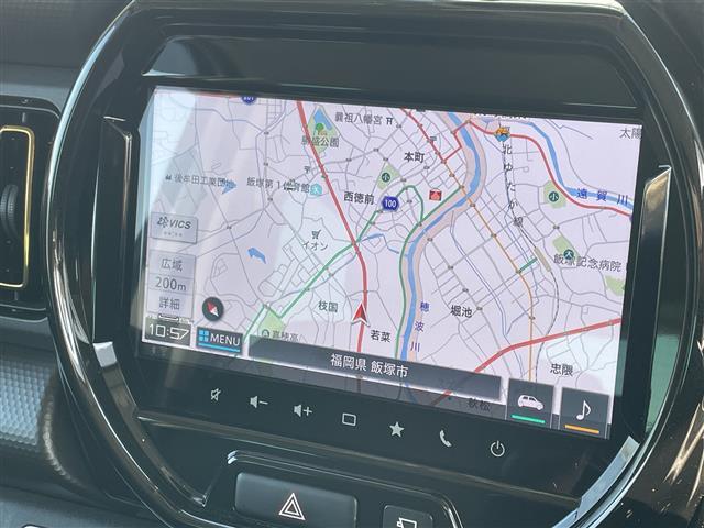 ハスラー ハイブリッドＸターボ　純正９インチメーカーナビ　全方位カメラ　バックカメラ　ＡｐｐｌｅＣａｒＰｌａｙ　ＡｎｄｒｏｉｄＡｕｔｏ　レーダークルーズコントロール　ＥＴＣ　フルセグＴＶ　ヒートシータ　純正１５インチアルミ（4枚目）