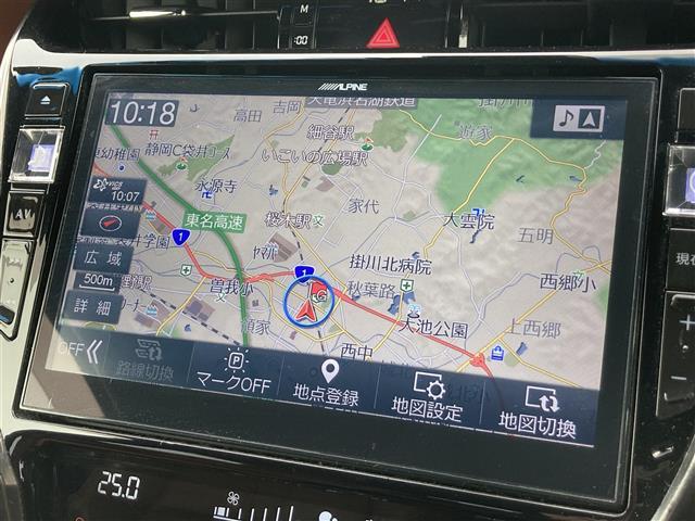 ハリアー プレミアム　Ｔｏｙｏｔａ　Ｓａｆｅｔｙ　Ｓｅｎｓｅ　ムーンルーフ　ＡＬＰＩＮＥ製１０インチナビ　フルセグＴＶ　ＥＴＣ　バックモニター　ドライブレコーダー　ＬＥＤヘッドランプ　ハーフレザーシート　パワーシート（4枚目）