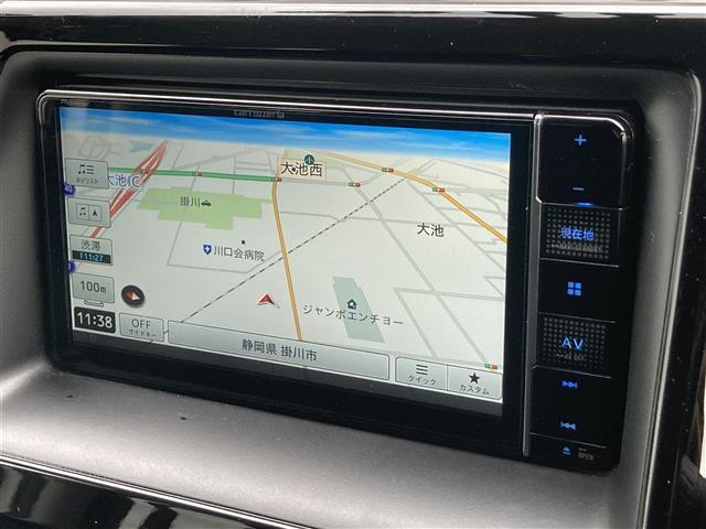 ヴォクシー ハイブリッドV 社外メモリーナビ フルセグTV ETC バックモニター ドライブレコーダー LEDヘッドランプ シートヒーター 両側パワースライドドア クルーズコントロール 革巻きステアリング スマートキー(3枚目)