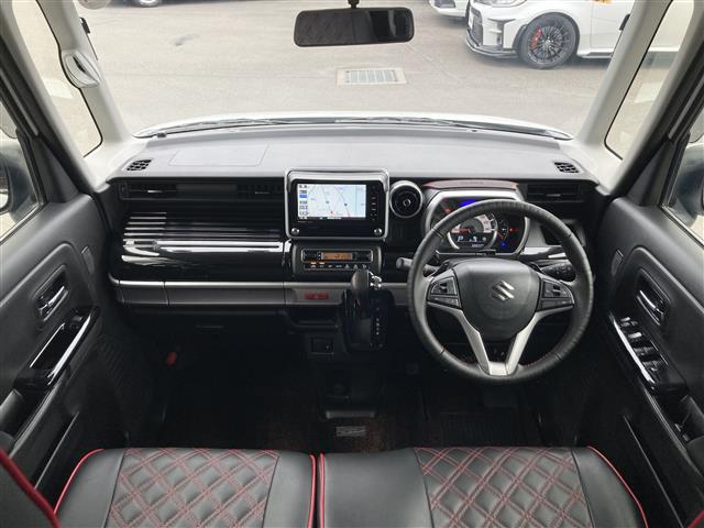 スペーシアカスタム ハイブリッドXSターボ デュアルセンサーブレーキサポート 純正メモリーナビ フルセグTV ETC バックモニター ドライブレコーダー LEDヘッドランプ レーダークルーズコントロール シートヒーター 両側パワースライドドア(2枚目)