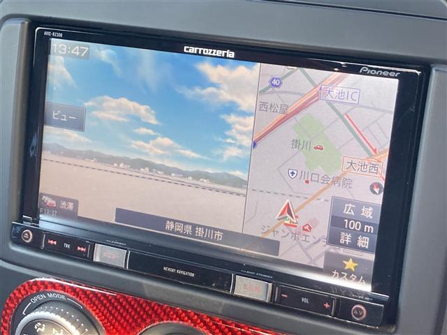 ロードスター ２０周年記念車　特別仕様車　社外メモリーナビ　フルセグＴＶ　ＥＴＣ　ＲＥＣＡＲＯ社製バケットハーフレザーシート　シートヒーター　革巻きステアリング　ステアリングスイッチ　ＨＩＤヘッドランプ　スマートキー２本（3枚目）