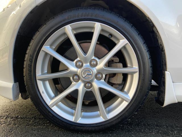 ロードスター ２０周年記念車　特別仕様車　社外メモリーナビ　フルセグＴＶ　ＥＴＣ　ＲＥＣＡＲＯ社製バケットハーフレザーシート　シートヒーター　革巻きステアリング　ステアリングスイッチ　ＨＩＤヘッドランプ　スマートキー２本（54枚目）