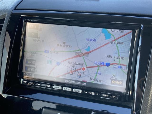 パレットＳＷ ＴＳ　純正メモリーナビ　フルセグＴＶ　ビルトインＥＴＣ　両側パワースライドドア　ＨＩＤオートヘッドランプ　革巻きステアリング　純正１４インチアルミ　フロントフォグランプ　スマートキー２本　ターボ（3枚目）