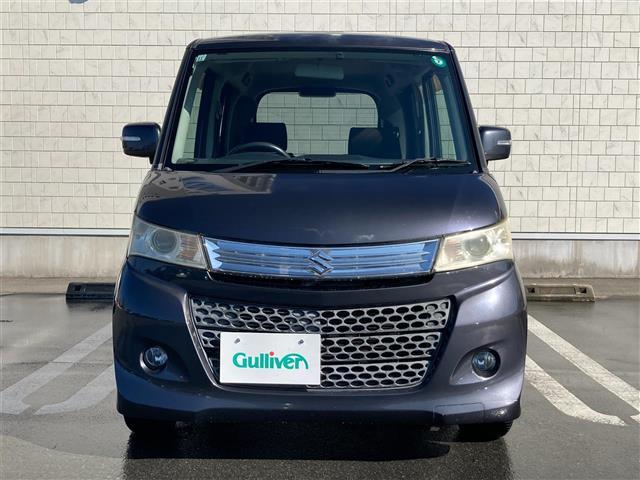 パレットＳＷ ＴＳ　純正メモリーナビ　フルセグＴＶ　ビルトインＥＴＣ　両側パワースライドドア　ＨＩＤオートヘッドランプ　革巻きステアリング　純正１４インチアルミ　フロントフォグランプ　スマートキー２本　ターボ（15枚目）