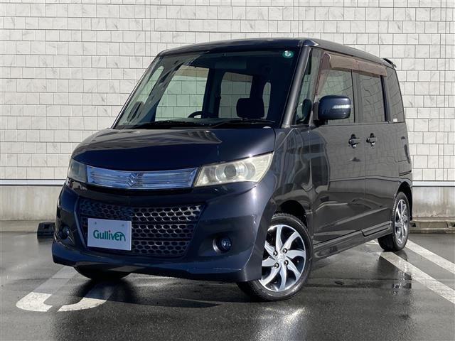 パレットＳＷ ＴＳ　純正メモリーナビ　フルセグＴＶ　ビルトインＥＴＣ　両側パワースライドドア　ＨＩＤオートヘッドランプ　革巻きステアリング　純正１４インチアルミ　フロントフォグランプ　スマートキー２本　ターボ（16枚目）