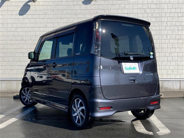 パレットＳＷ ＴＳ　純正メモリーナビ　フルセグＴＶ　ビルトインＥＴＣ　両側パワースライドドア　ＨＩＤオートヘッドランプ　革巻きステアリング　純正１４インチアルミ　フロントフォグランプ　スマートキー２本　ターボ（18枚目）