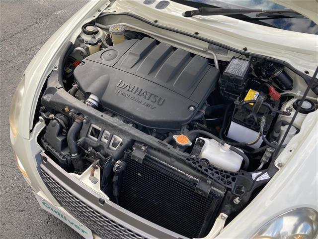 コペン アクティブトップ アクティブトップ 社外6.1インチナビ 社外15インチアルミ マニュアルエアコン ハロゲンヘッドライト フロントフォグランプ ターボ リモコンキー 純正フロアマット 保証書(15枚目)