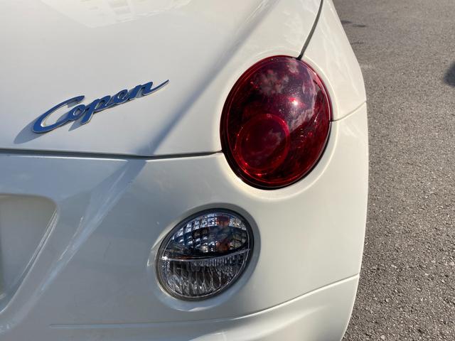 コペン アクティブトップ アクティブトップ 社外6.1インチナビ 社外15インチアルミ マニュアルエアコン ハロゲンヘッドライト フロントフォグランプ ターボ リモコンキー 純正フロアマット 保証書(44枚目)