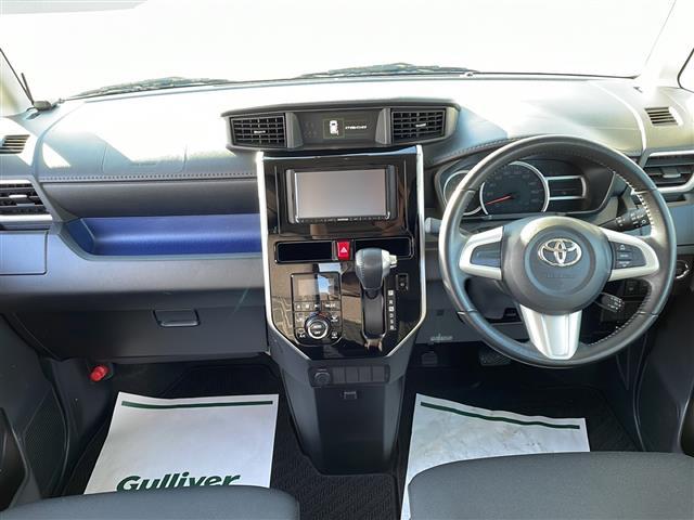 ルーミー カスタムG S 両側電動ドア バックカメラ 寒冷地仕様 純正エンジンスターター スマートアシスト 社外ナビ プッシュスタート LEDヘッドライト クルーズコントロール 冬タイヤ積込 衝突被害軽減 スマートキー ETC(2枚目)