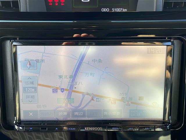 ルーミー カスタムG S 両側電動ドア バックカメラ 寒冷地仕様 純正エンジンスターター スマートアシスト 社外ナビ プッシュスタート LEDヘッドライト クルーズコントロール 冬タイヤ積込 衝突被害軽減 スマートキー ETC(3枚目)