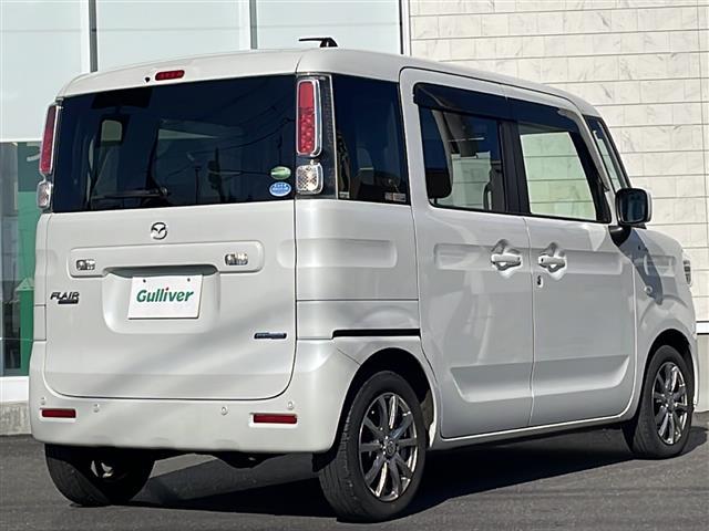 フレアワゴン ハイブリッドＸＳ　社外オーディオ　前席シートヒーター　衝突軽減ブレーキ　車線逸脱警報機能　横滑り防止機能　コーナーセンサー　アイドリングストップ　両側パワースライドドア　前方ドライブレコーダー　純正フロアマット（33枚目）